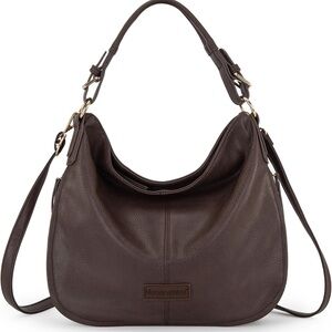 Montana West Chocolate Brown Hobo Bag